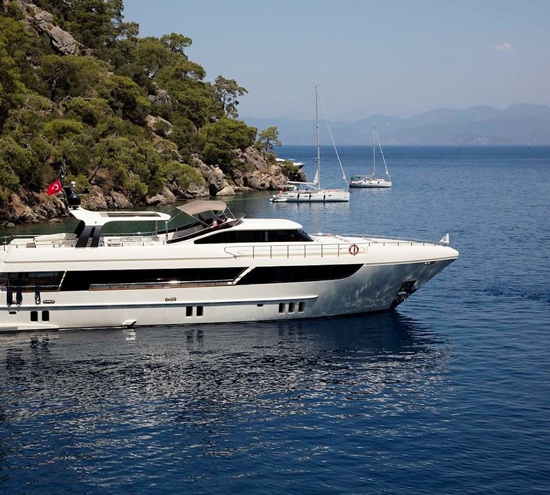 ENIGMA XK Exterior Profile Luxury Yacht Browser by CHARTERWORLD Superyacht Charter